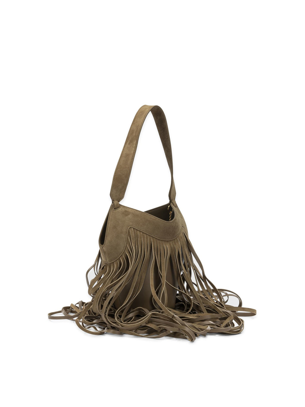 Khaite "Nano Lotus Fringe" Small Shoulder Bag