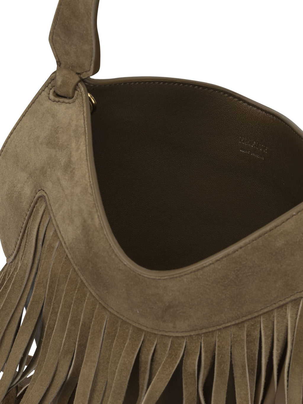 Khaite "Nano Lotus Fringe" Small Shoulder Bag