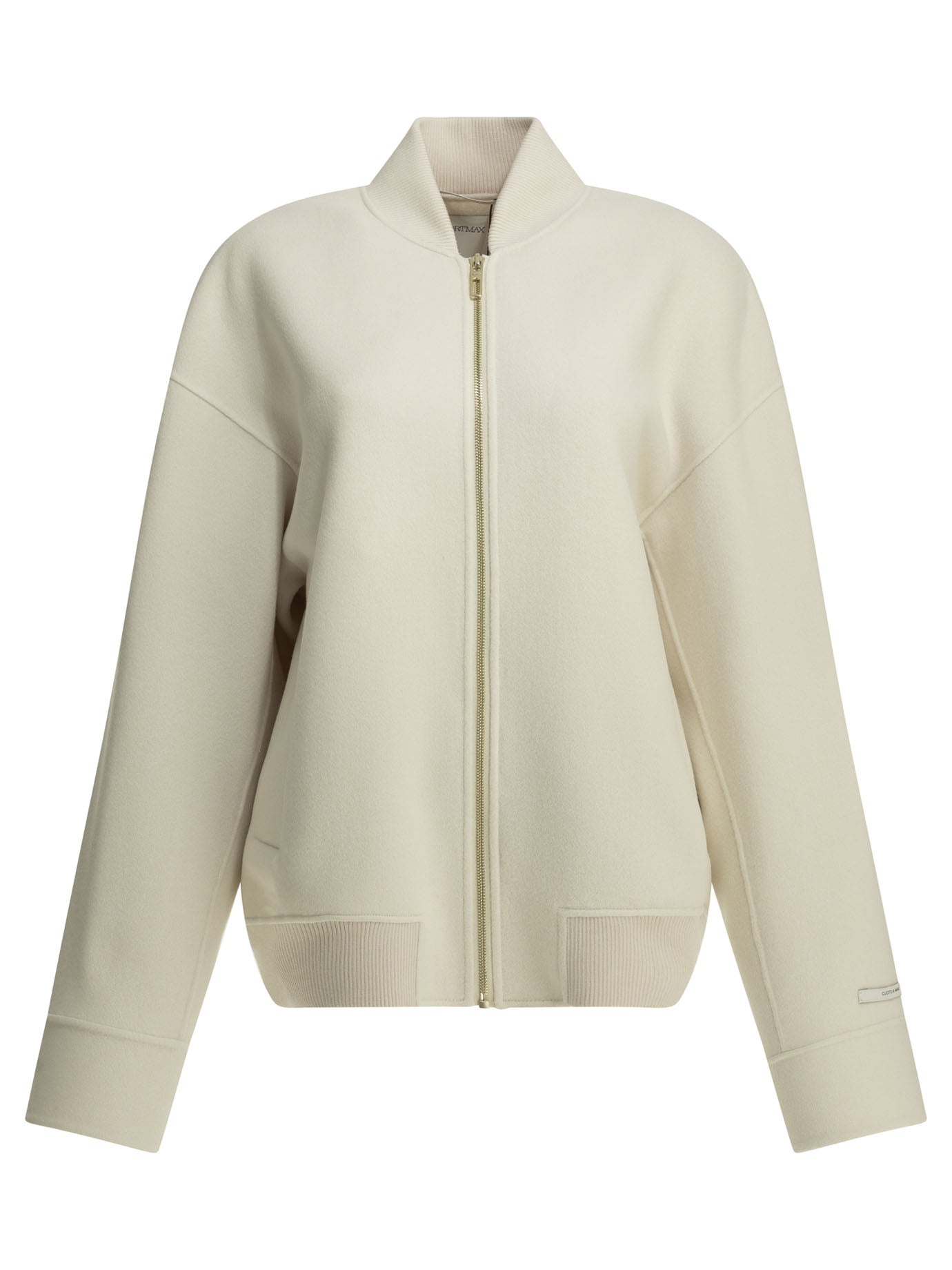 Max Mara Sportmax Virgin Wool Bomber Jacket