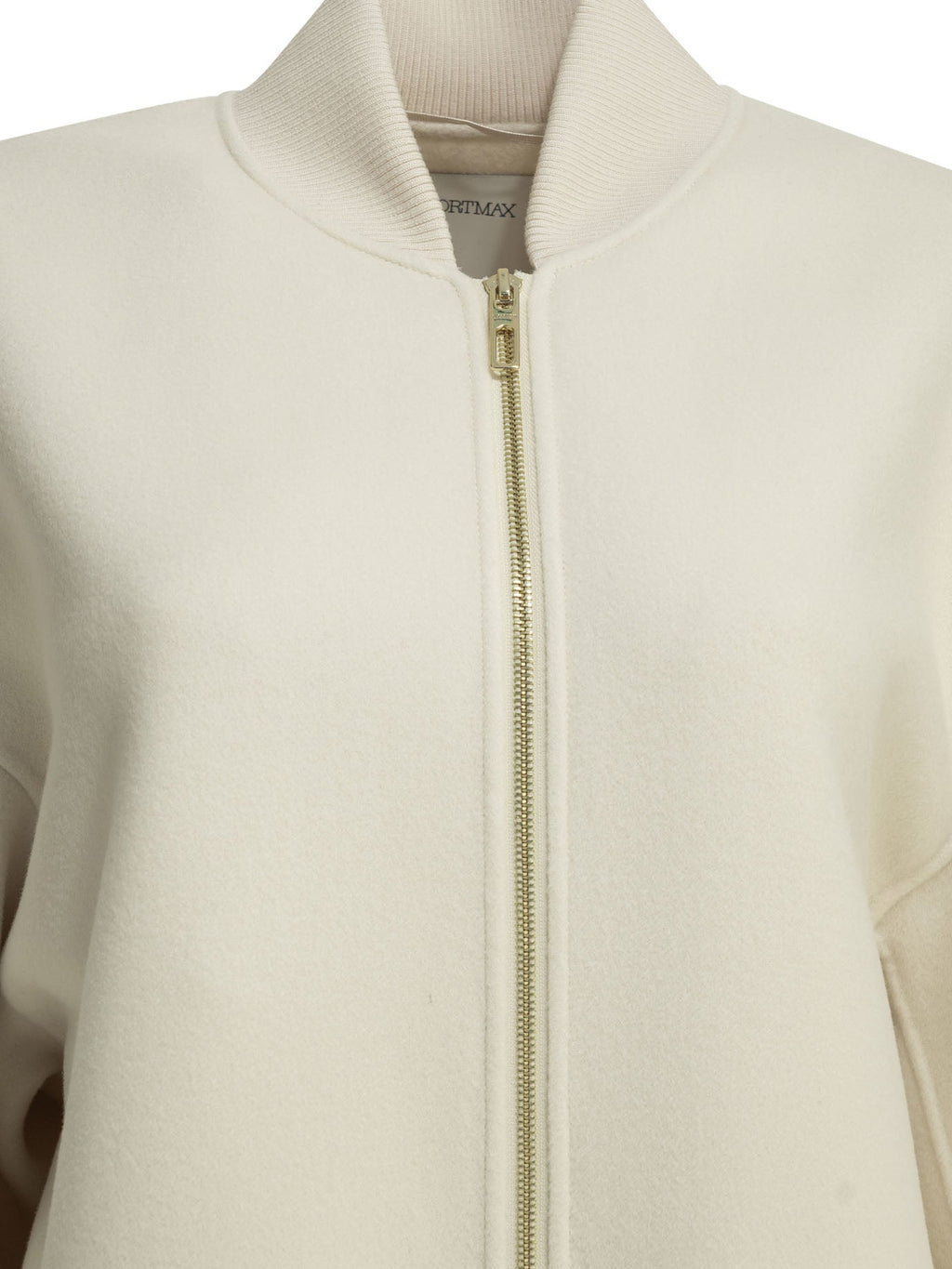 Max Mara Sportmax Virgin Wool Bomber Jacket
