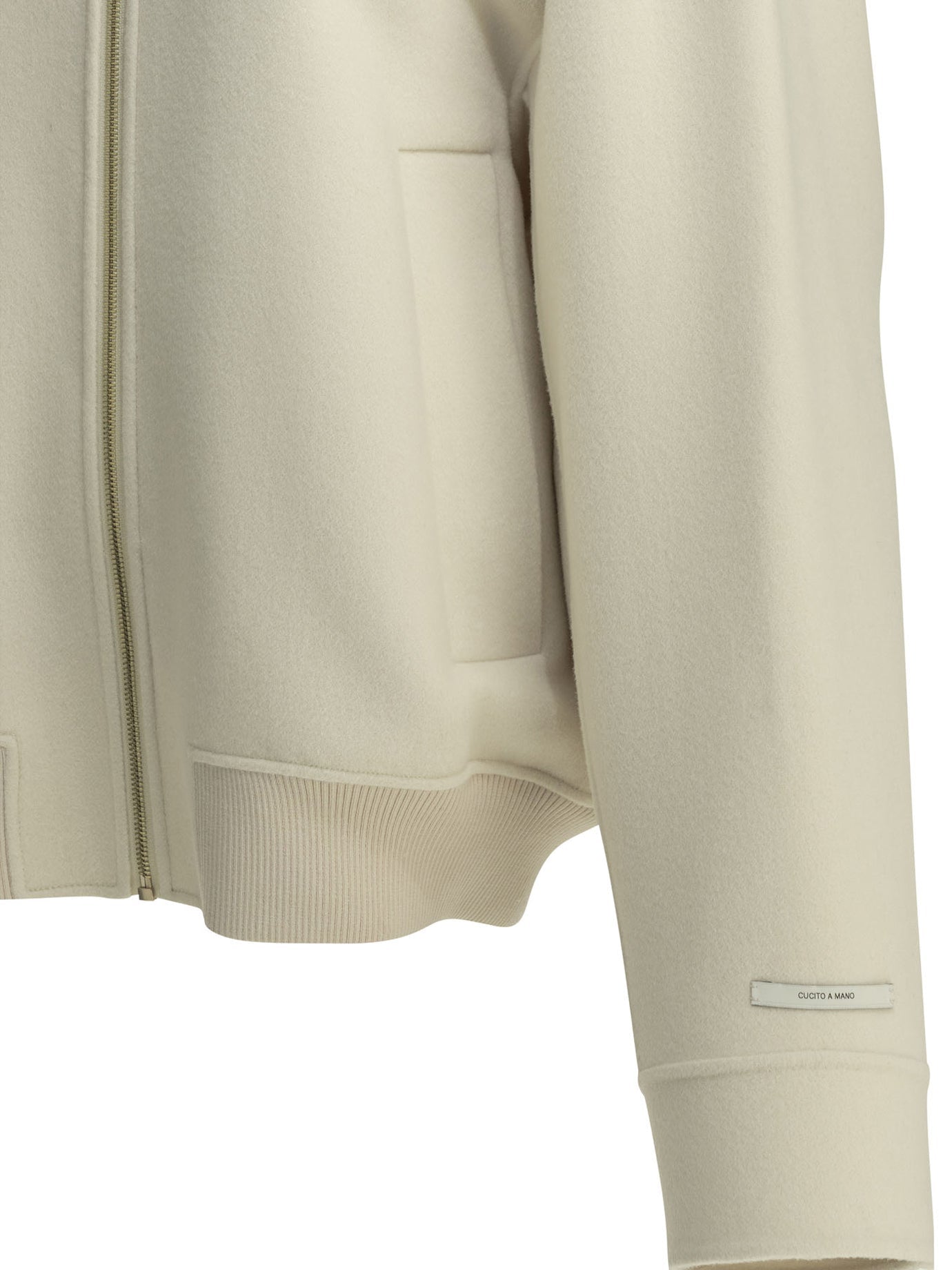 Max Mara Sportmax Virgin Wool Bomber Jacket