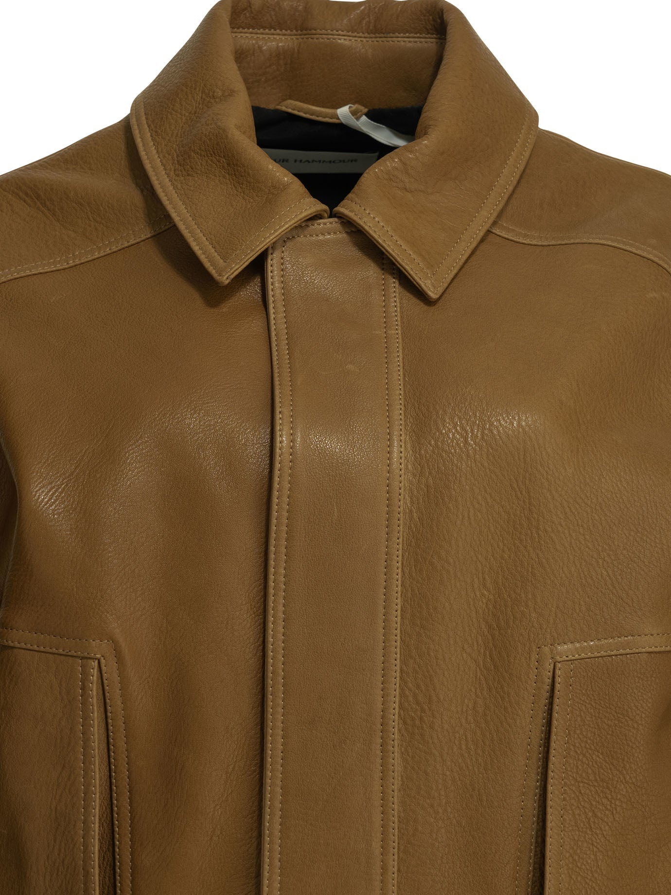 Nour Hammour "Dalma" Leather Jacket