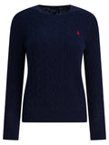 Polo Ralph Lauren Crew Neck Sweater With Logo Made Of Wool And Cashmere
