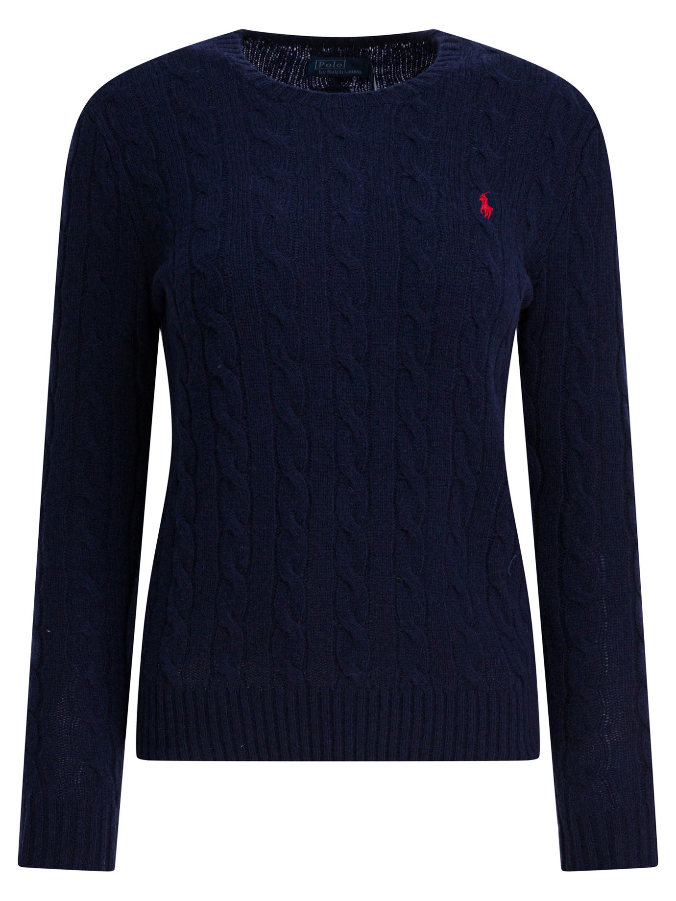 Polo Ralph Lauren Crew Neck Sweater With Logo Made Of Wool And Cashmere