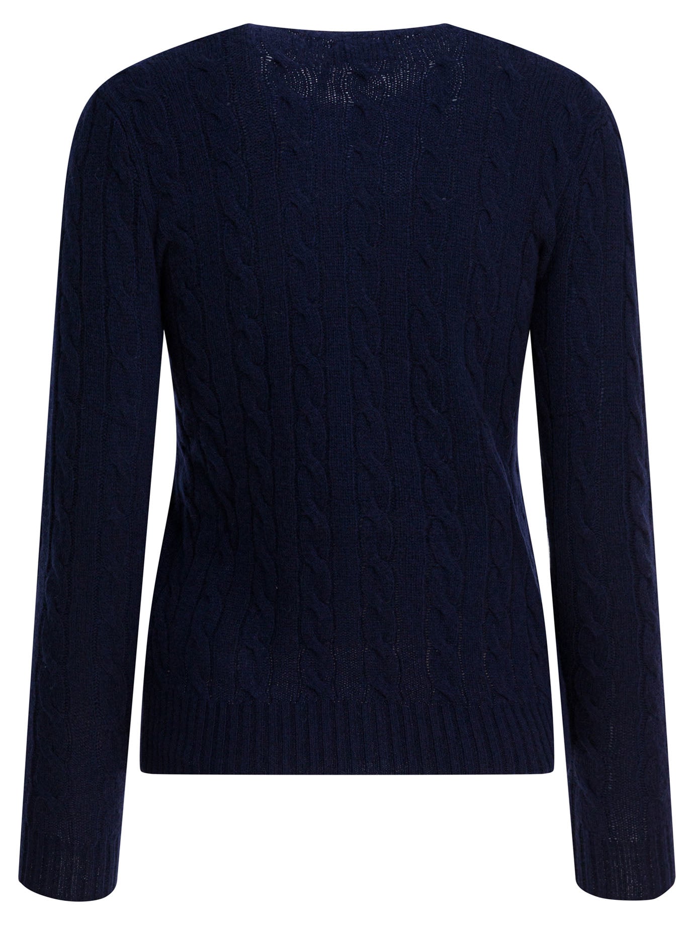Polo Ralph Lauren Crew Neck Sweater With Logo Made Of Wool And Cashmere