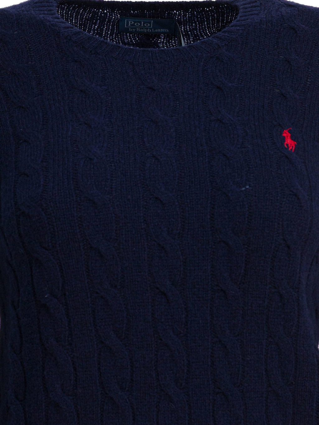 Polo Ralph Lauren Crew Neck Sweater With Logo Made Of Wool And Cashmere