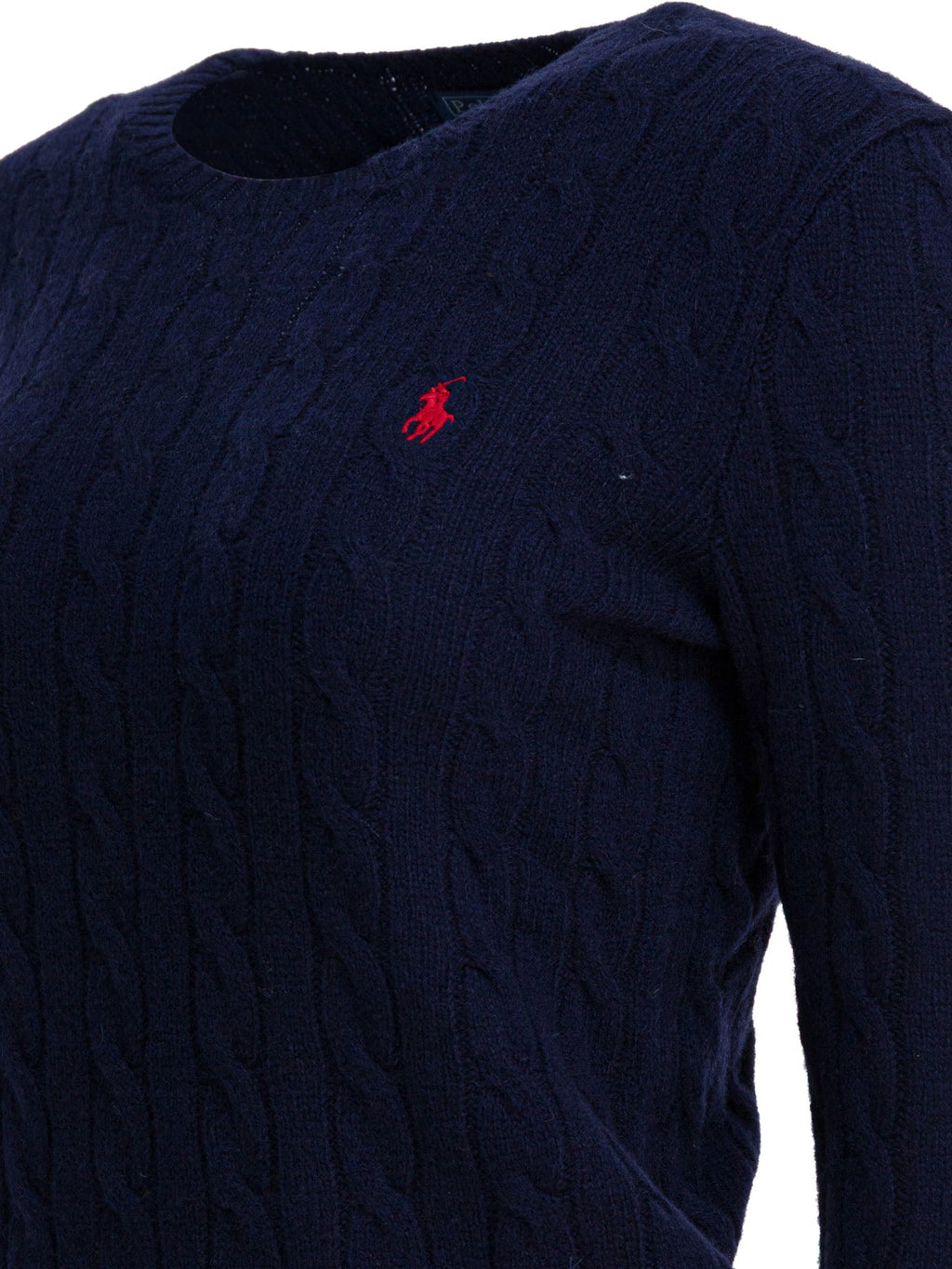 Polo Ralph Lauren Crew Neck Sweater With Logo Made Of Wool And Cashmere