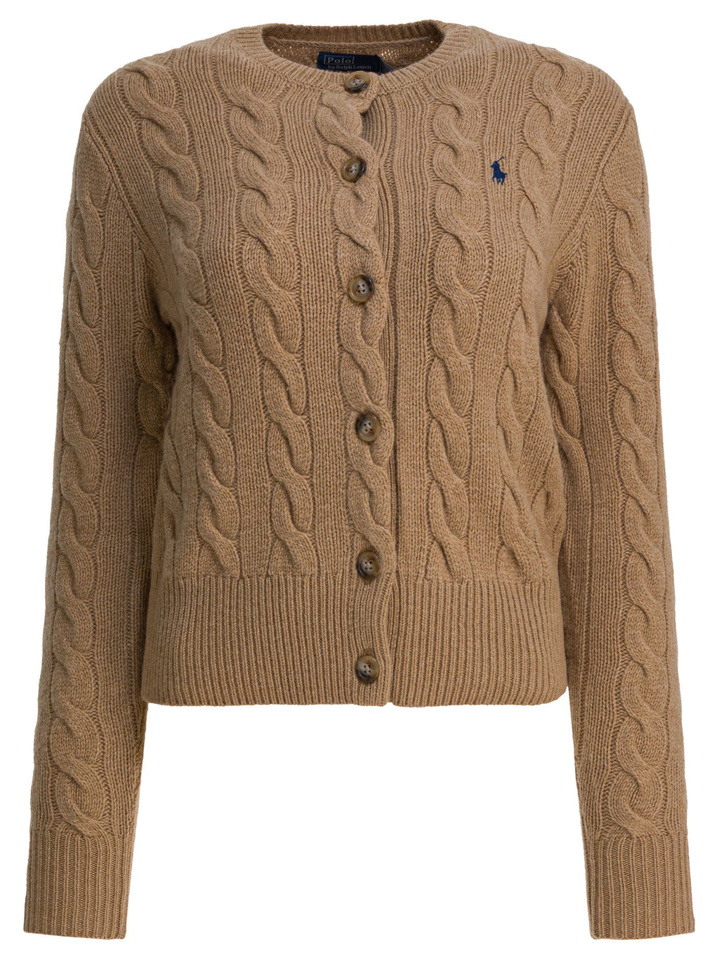 Polo Ralph Lauren Wool And Cashmere Cardigan With Logo