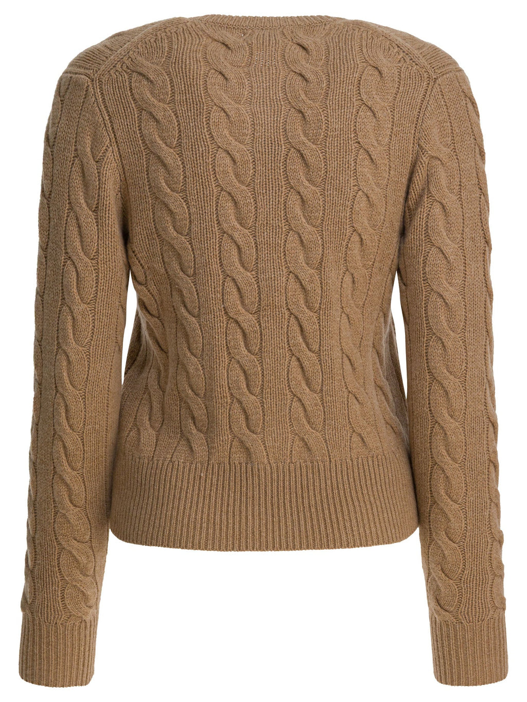 Polo Ralph Lauren Wool And Cashmere Cardigan With Logo