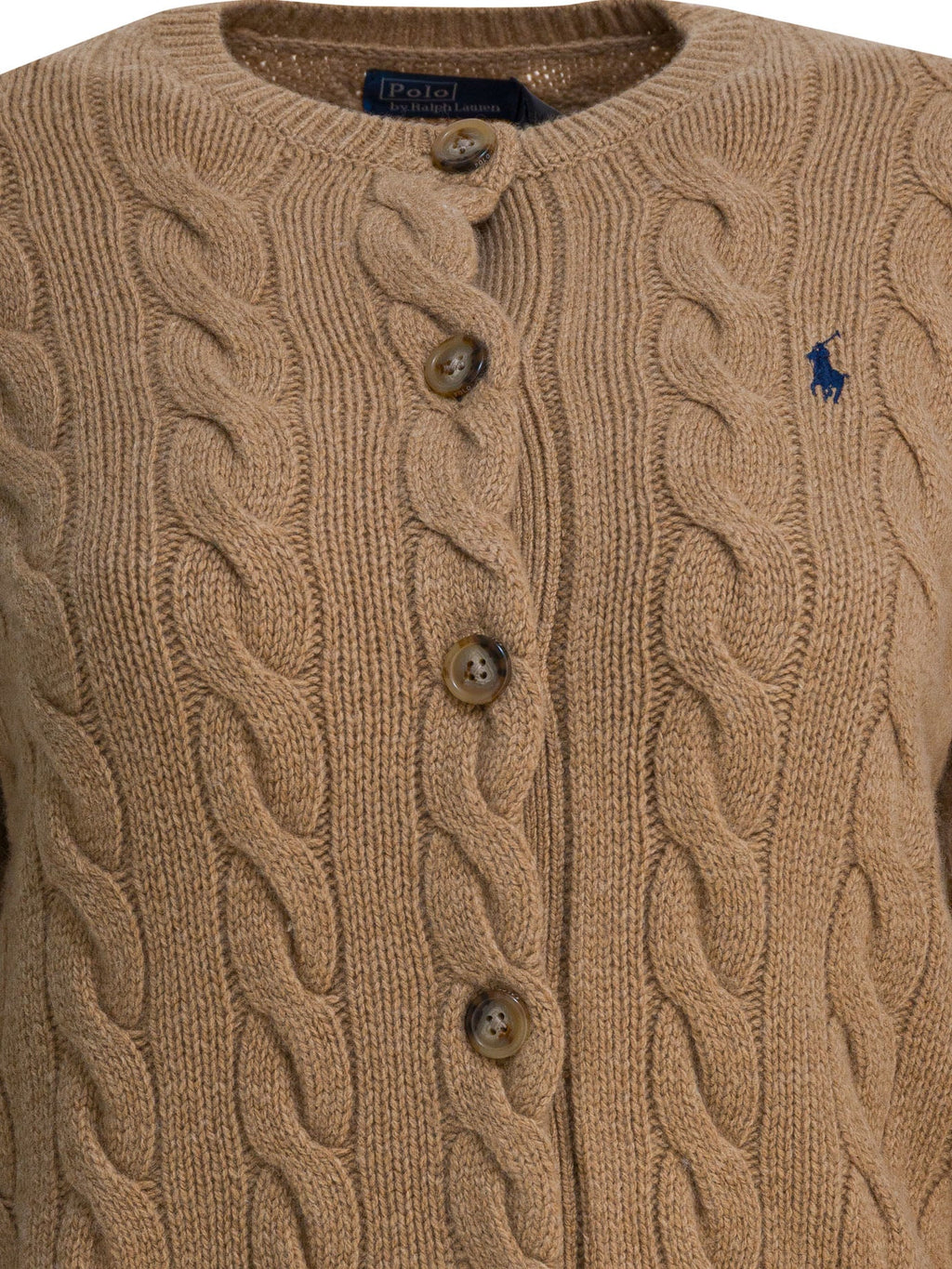 Polo Ralph Lauren Wool And Cashmere Cardigan With Logo