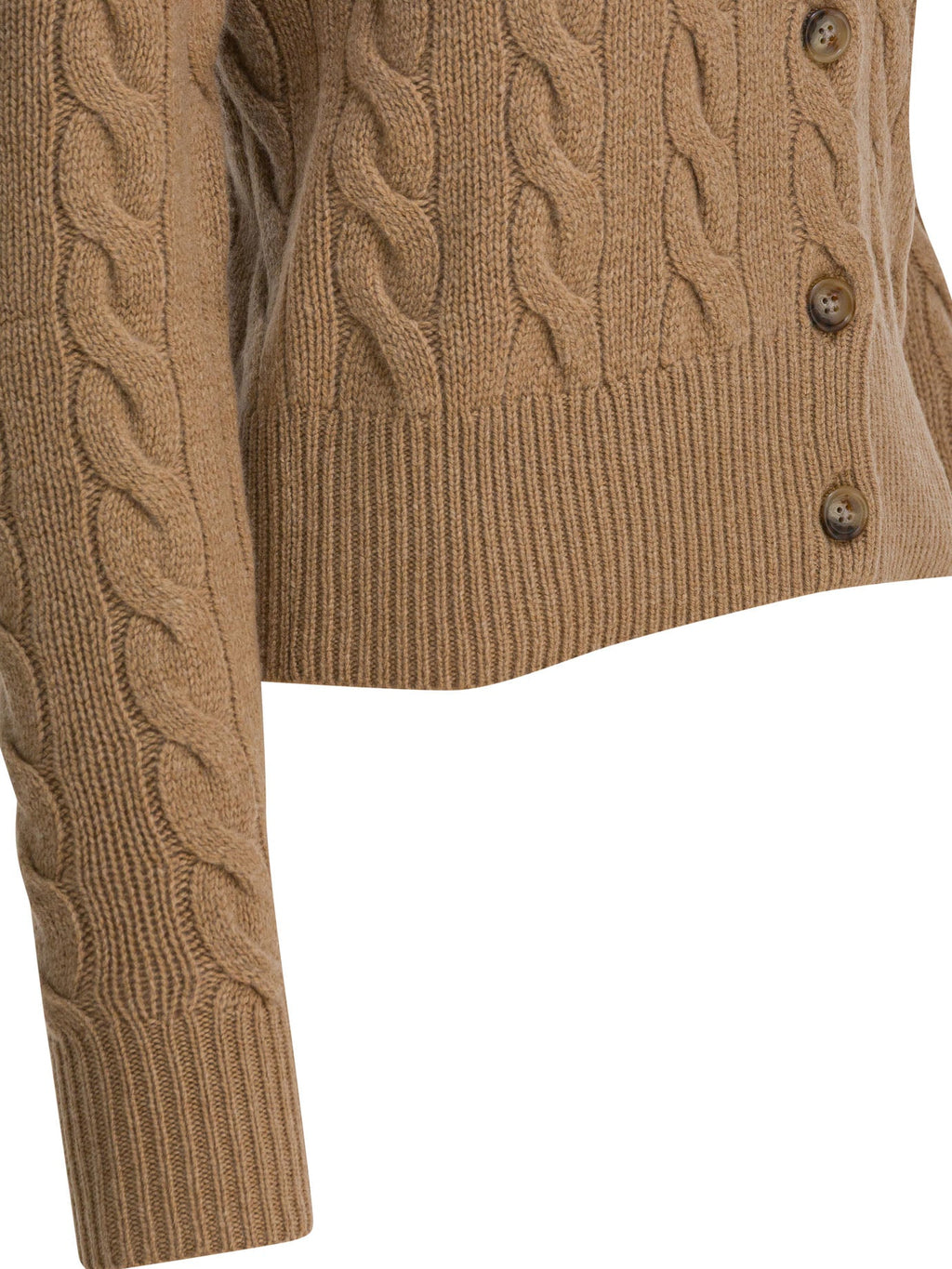Polo Ralph Lauren Wool And Cashmere Cardigan With Logo