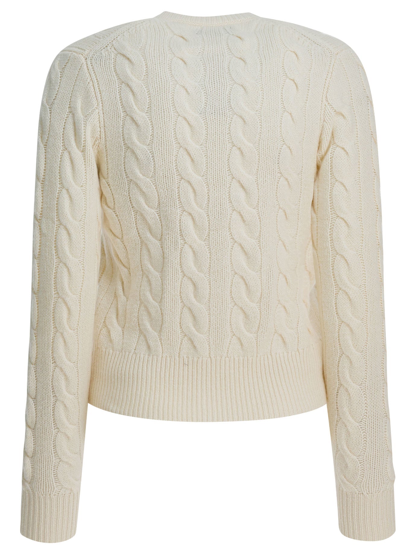 Polo Ralph Lauren Wool And Cashmere Cardigan With Logo