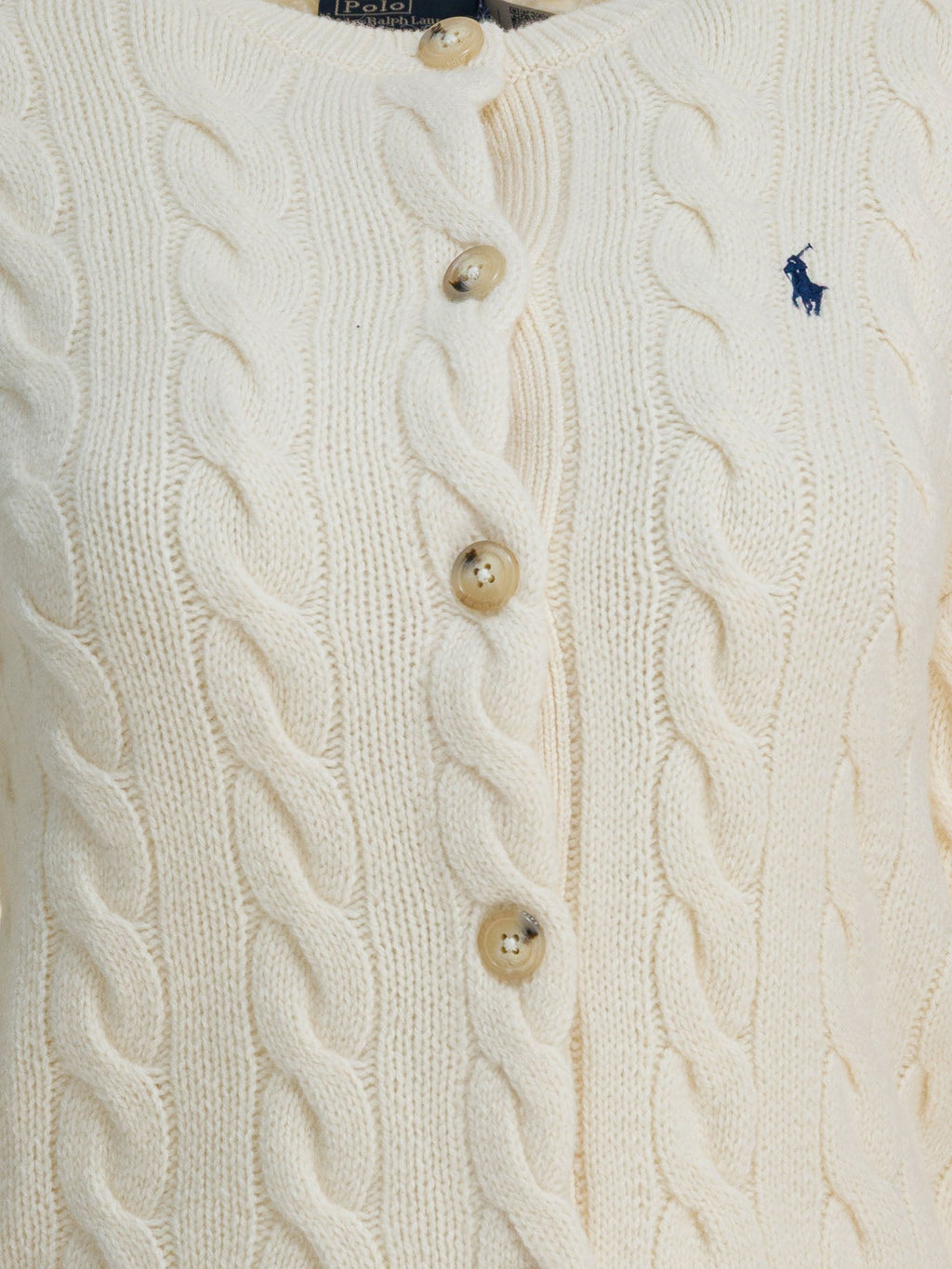 Polo Ralph Lauren Wool And Cashmere Cardigan With Logo