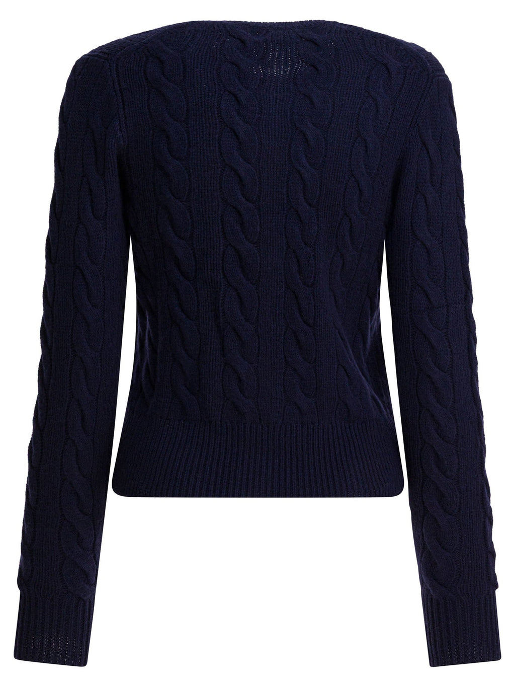 Polo Ralph Lauren Wool And Cashmere Cardigan With Logo