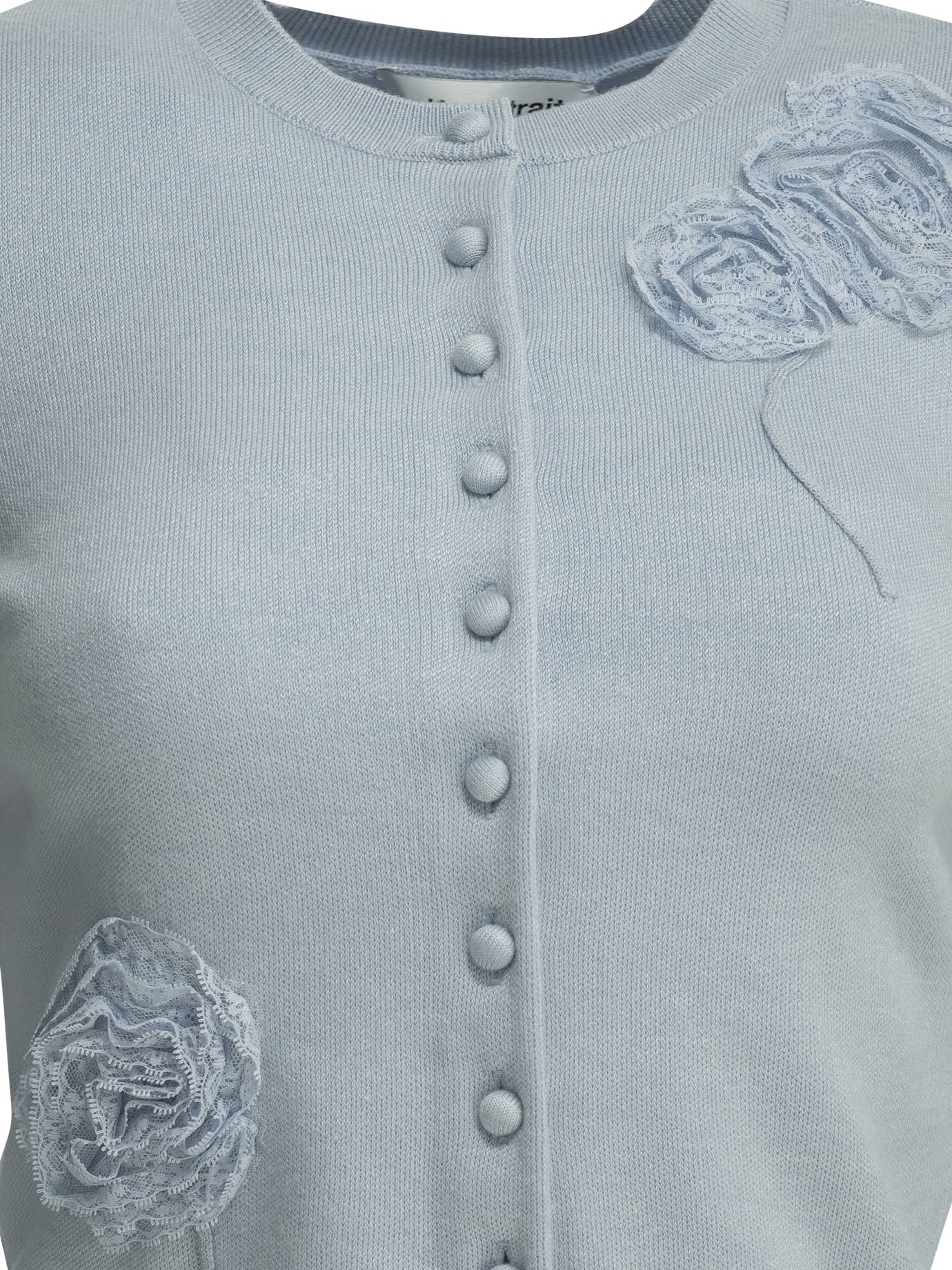 Self Portrait Embroidered Cardigan