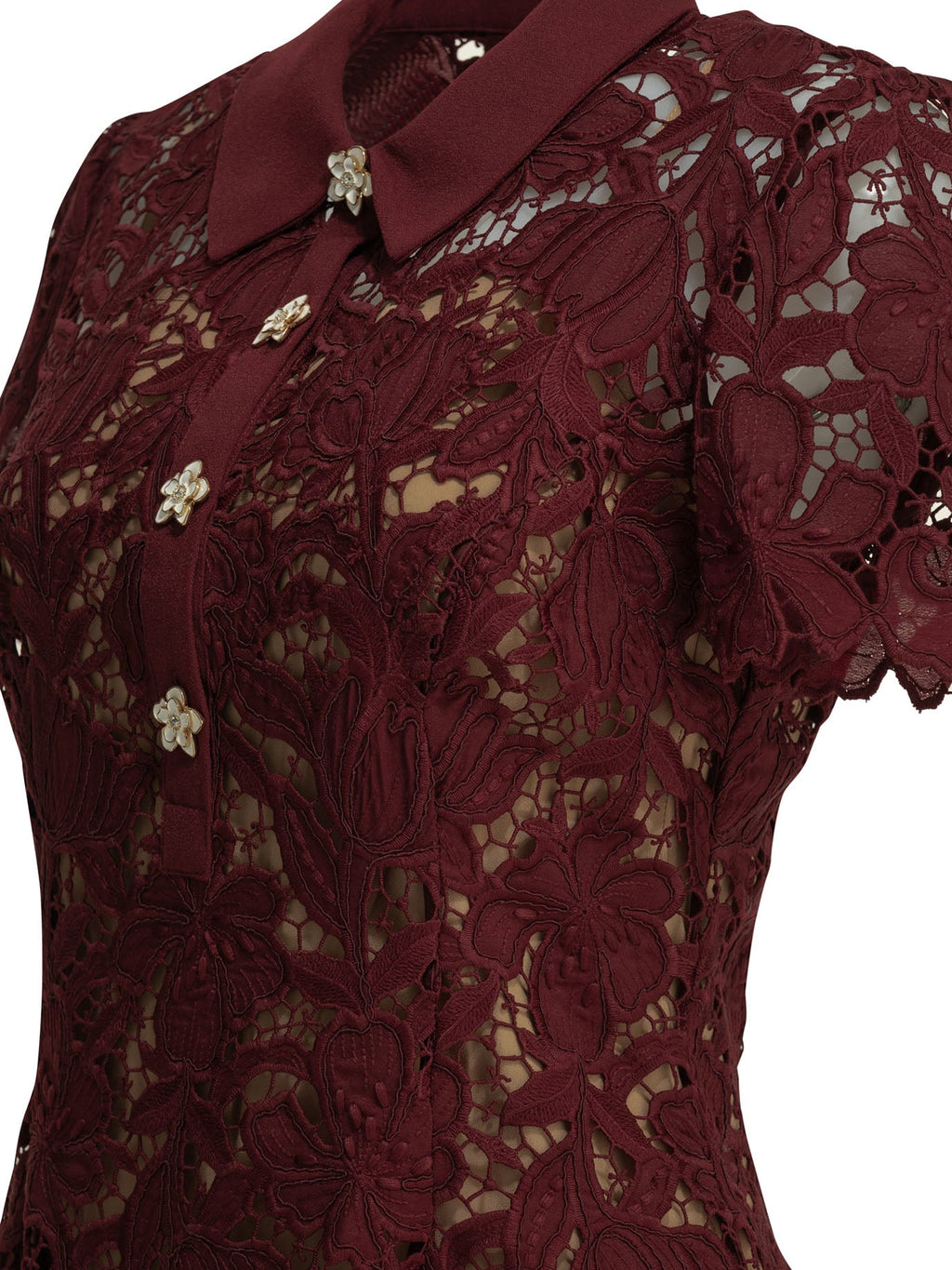 Self Portrait Short Lace Dress