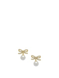 Self Portrait Earrings With Pearl And Crystals