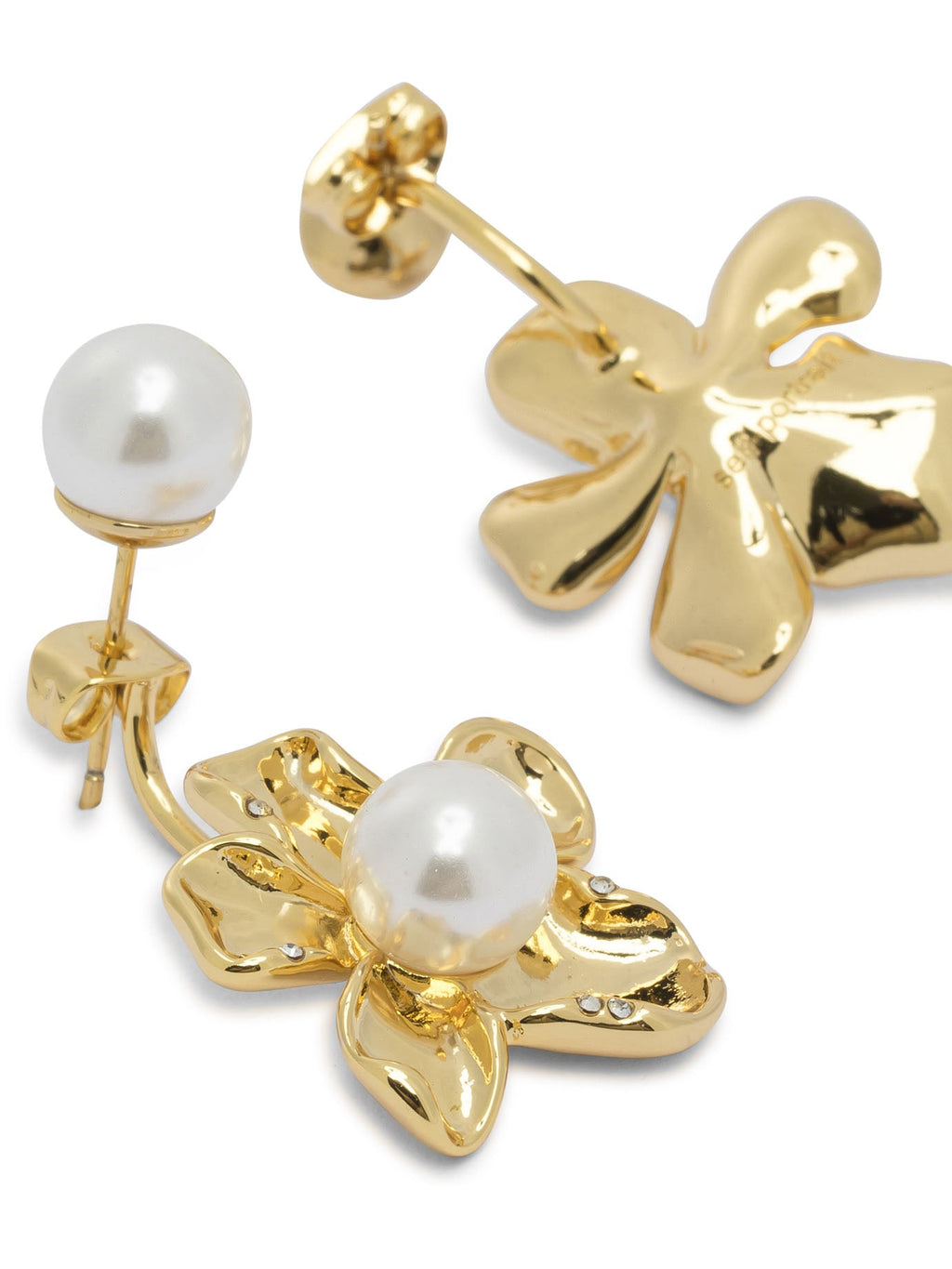Self Portrait Earrings With Pearls