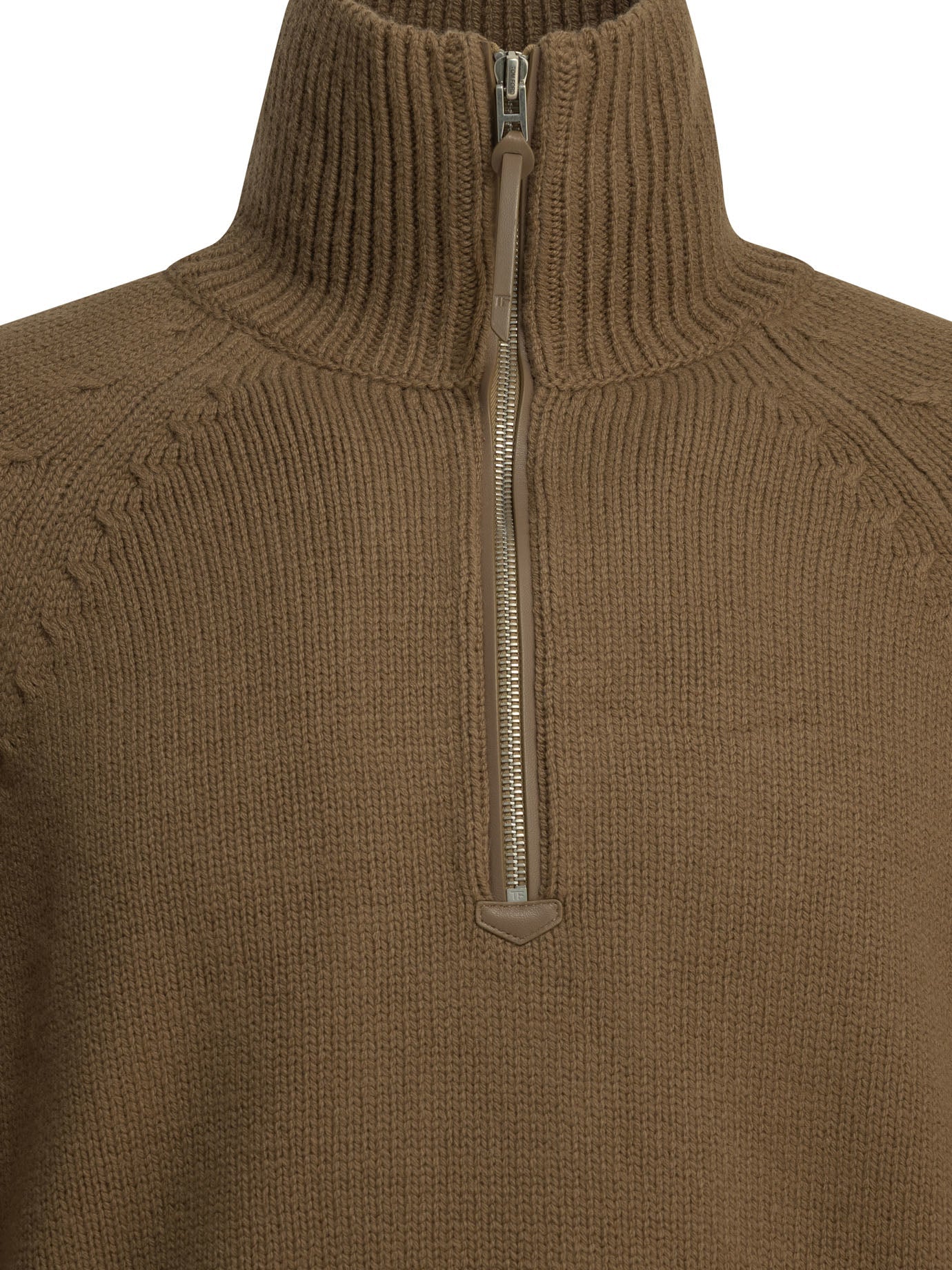 Tom Ford Cashmere Wool Blend Half Zip Sweater