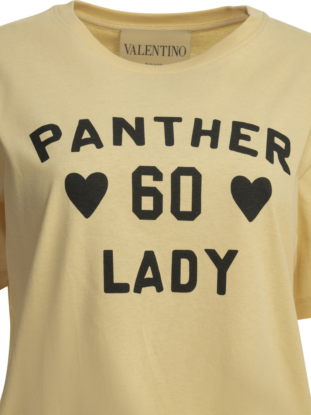 Valentino "Panther Lady" Crew Neck T Shirt