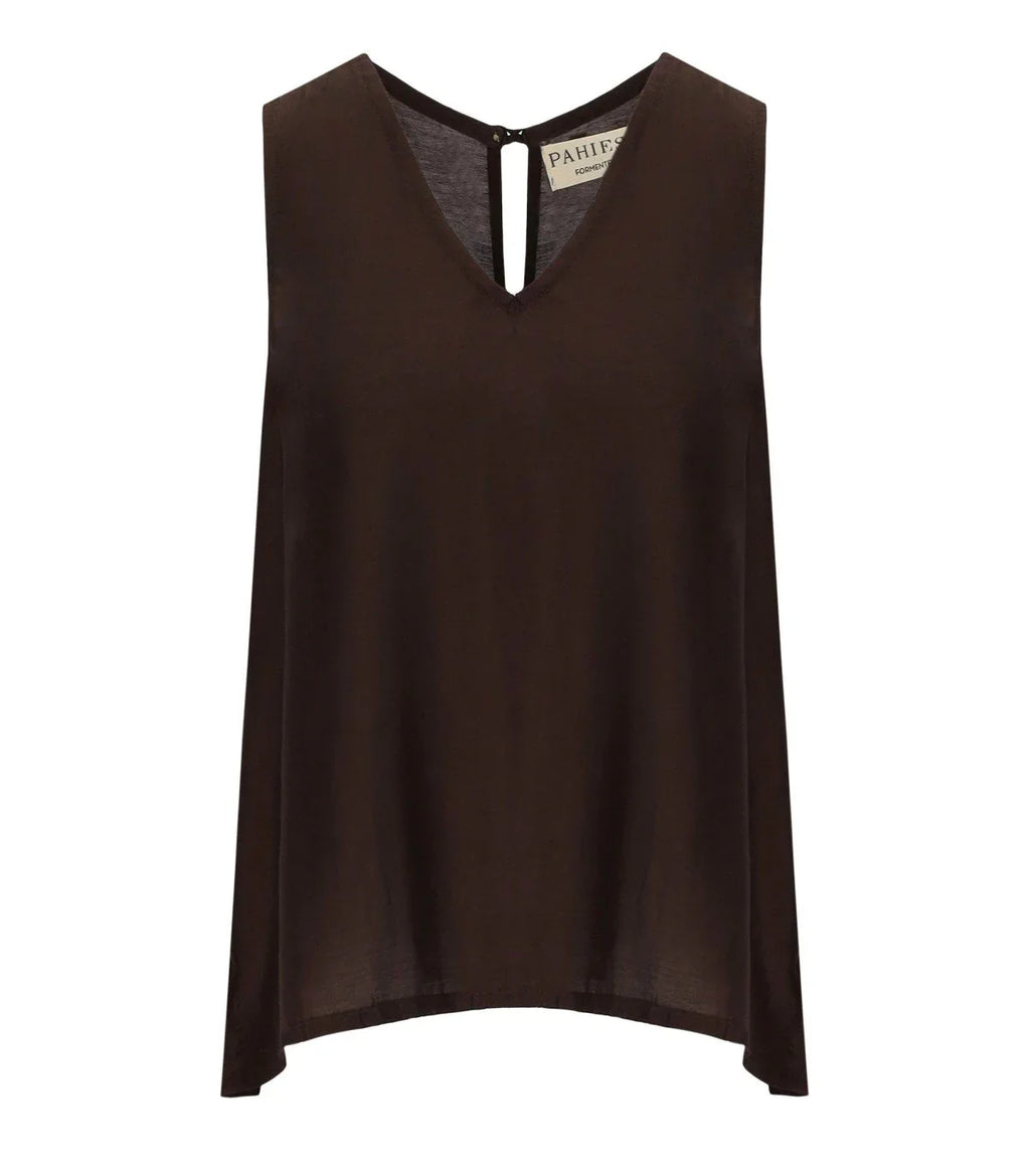 Pahiesa Formentera Brown Top