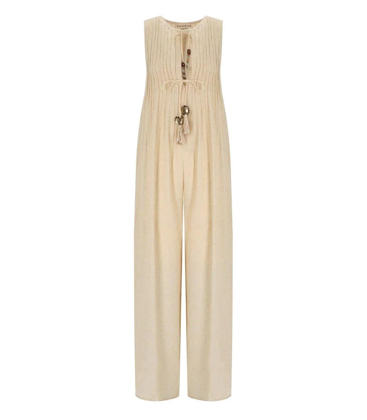 Pahiesa Formentera Ecru Jumpsuit