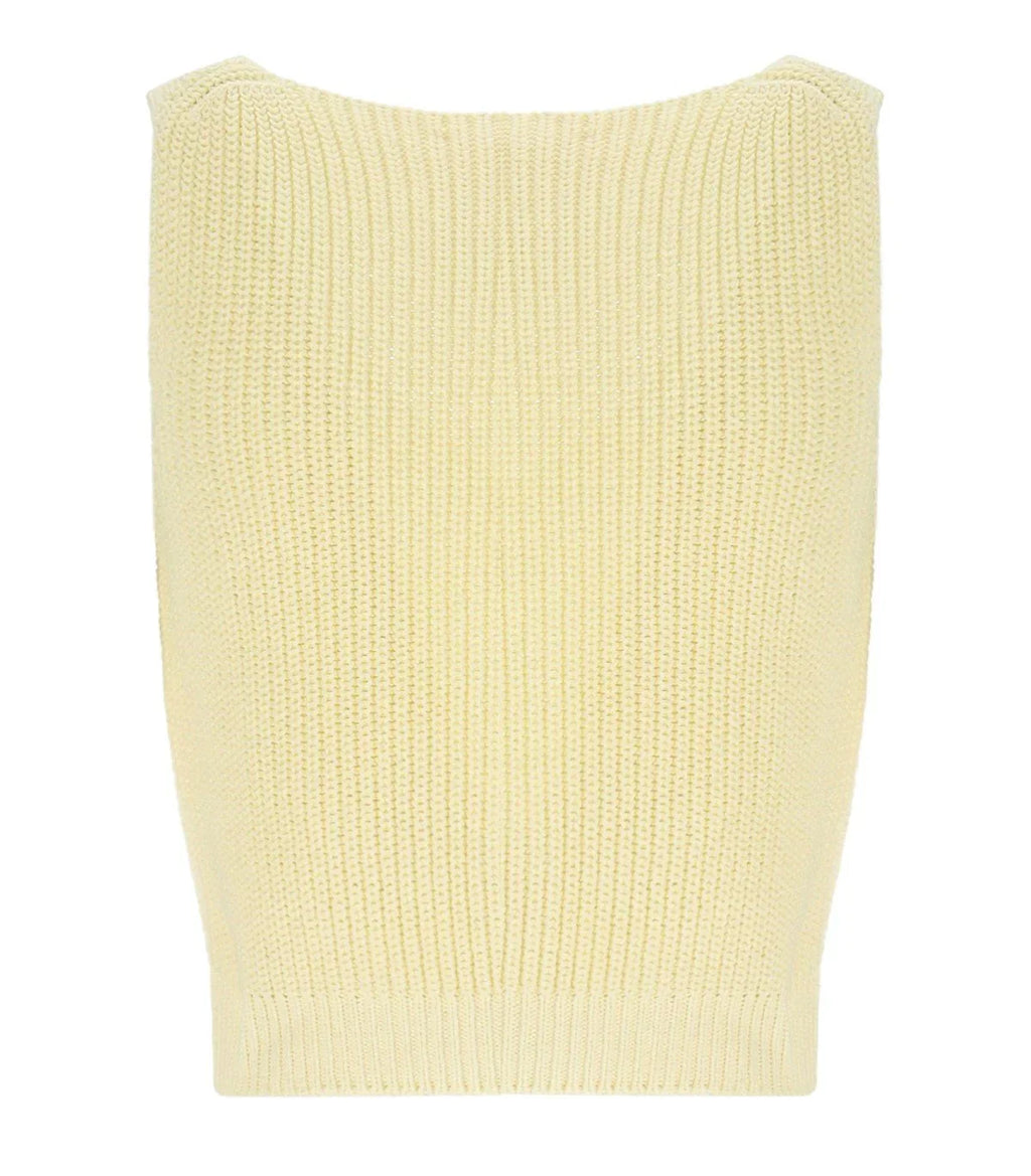 K.K. Yellow Knitted Top