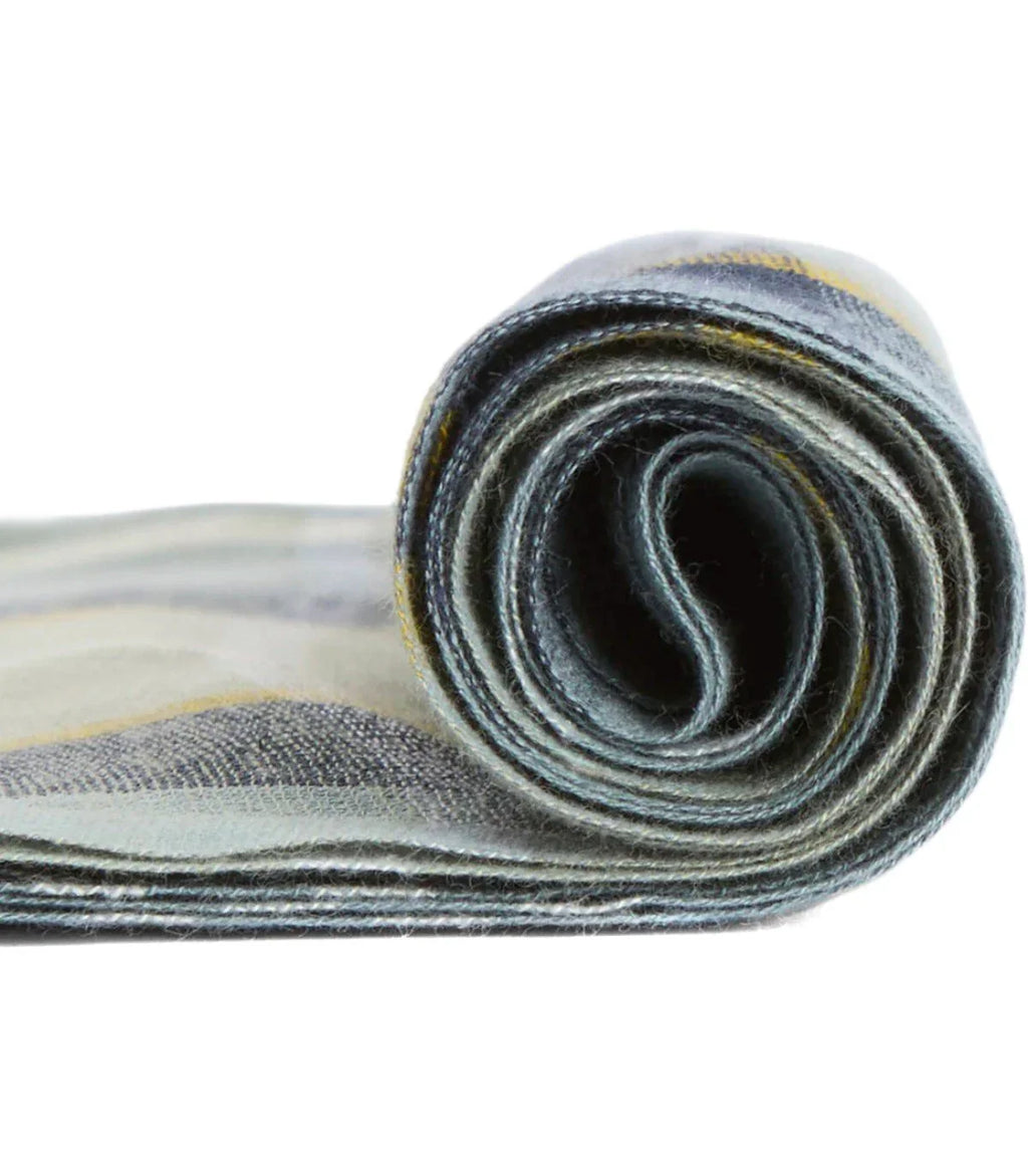 Barbour Welton Green Blue Scarf