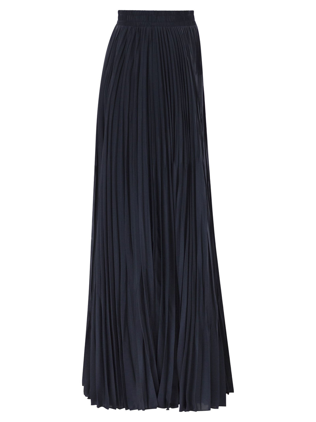 Weekend Maxmara Wkdfoggia Long Pleated Skirt In Fluid Fabric