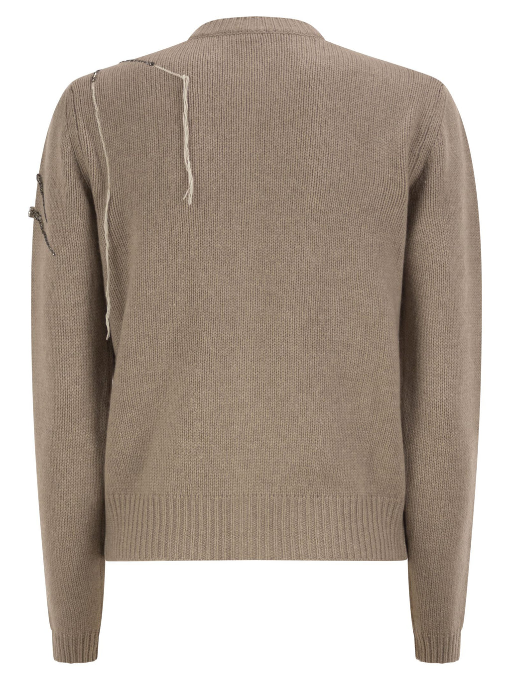Fabiana Filippi Virgin Wool, Silk And Cashmere Cardigan With Jewel Embroidery