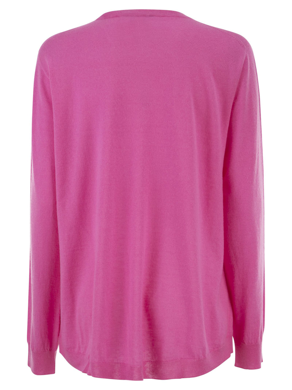 Vanisé Cashmere Crew Neck Jumper With Fluid Silhouette