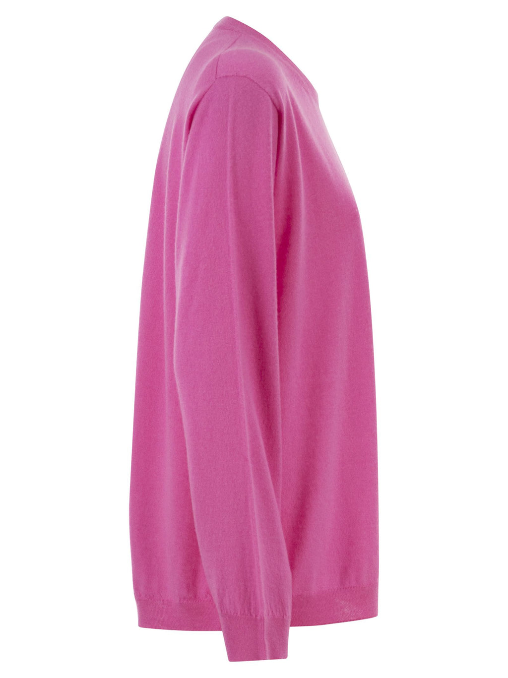 Vanisé Cashmere Crew Neck Jumper With Fluid Silhouette