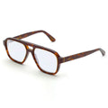 Retro Super Future Sunglasses Maneval Havana Diversa Skb Brown/Blue Mirrored Unisex