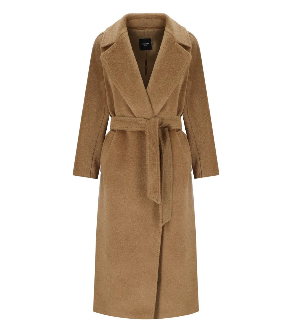 Max Mara Weekend Tempera Camel Belted Coat