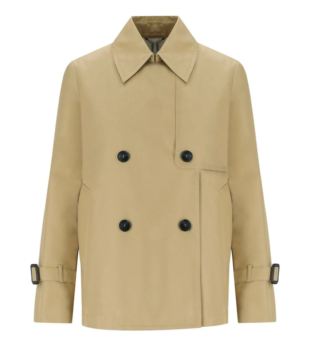 Max Mara Weekend Biglia Beige Shirt Trench Coat