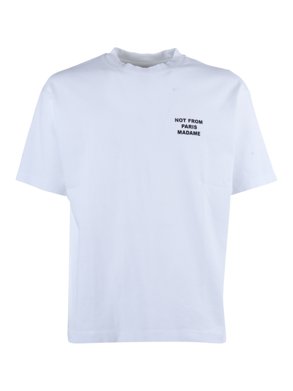 Dr�Le De Monsieur Optic White Bold Slogan T Shirt