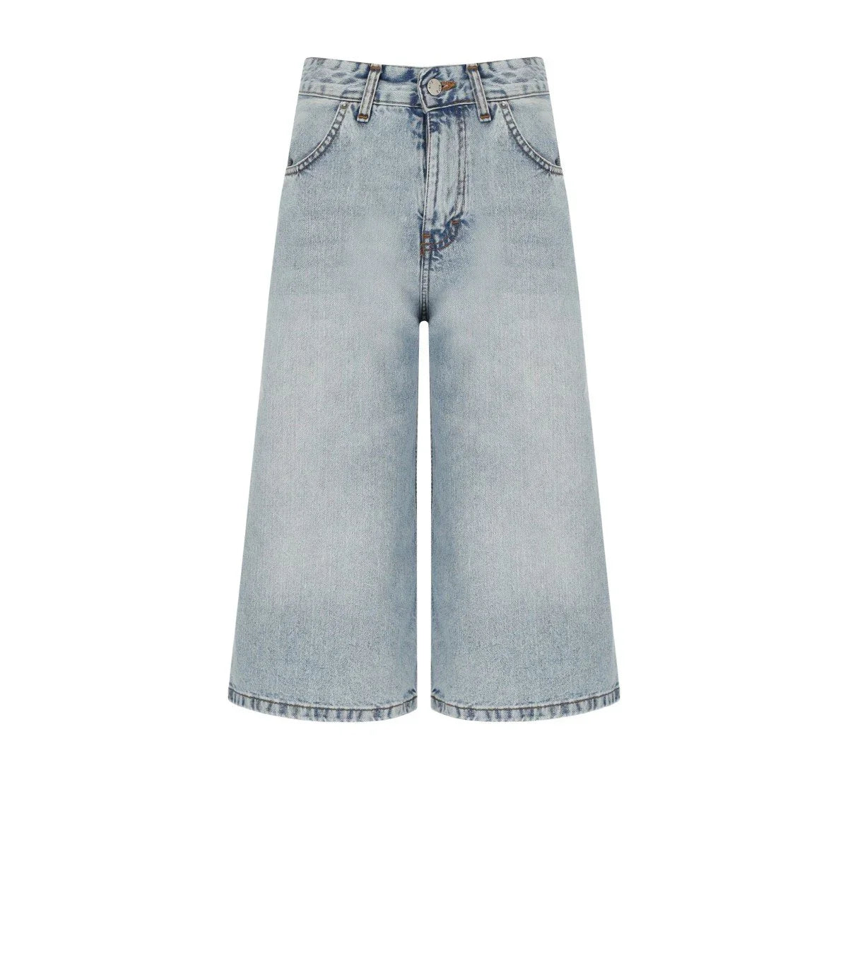 K.K. Light Blue Denim Bermuda Shorts