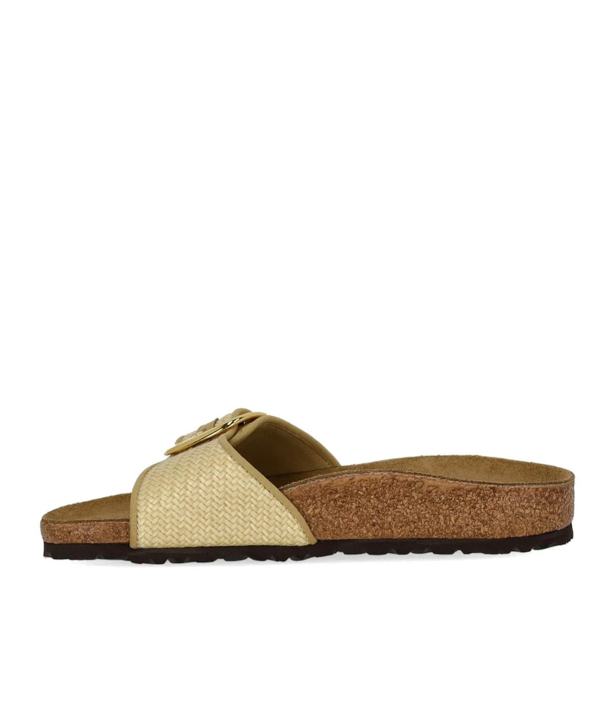 Birkenstock Madrid Raffia Big Buckle Natural Sandal