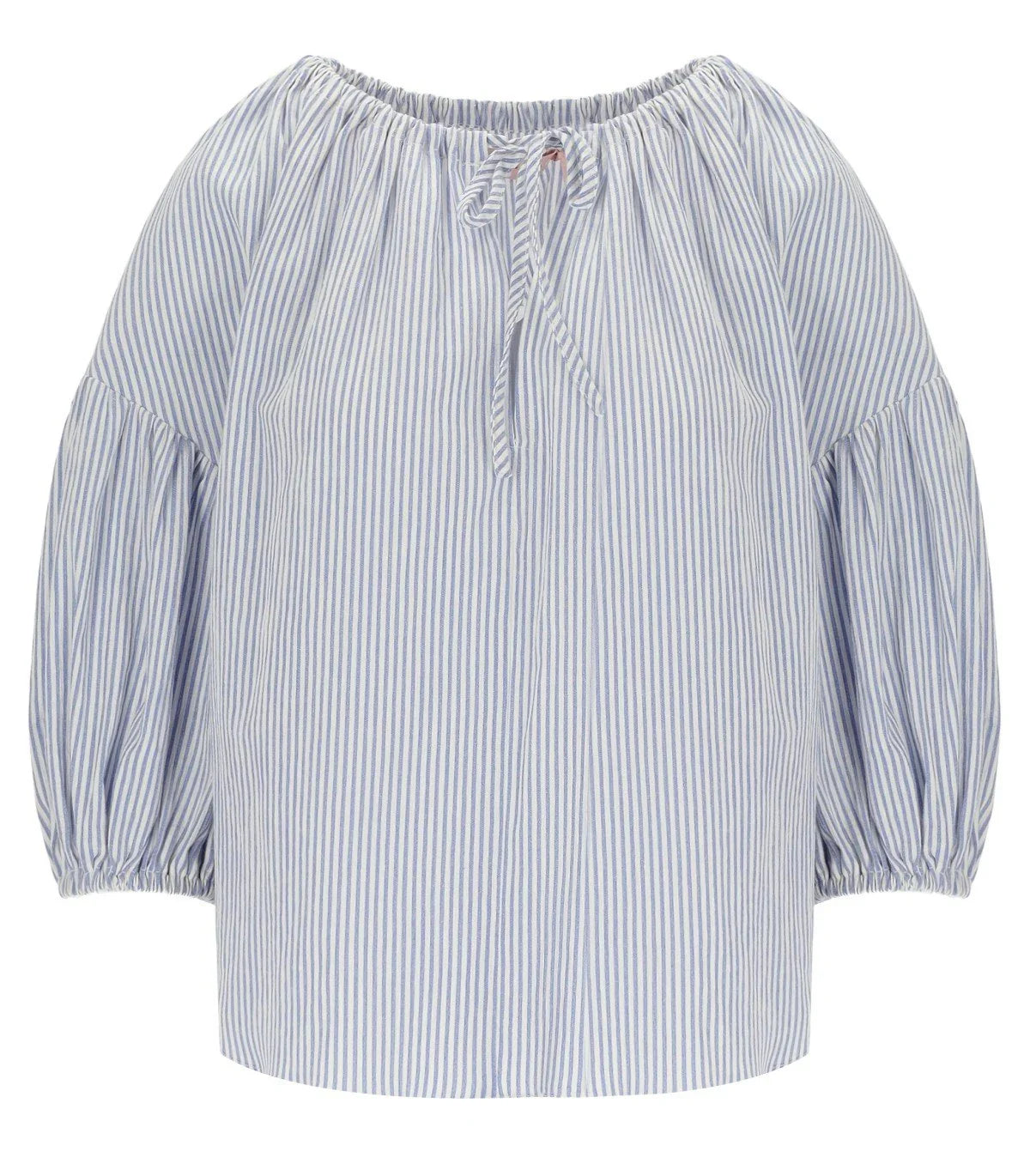 Traffic People Rose Light Blue Top
