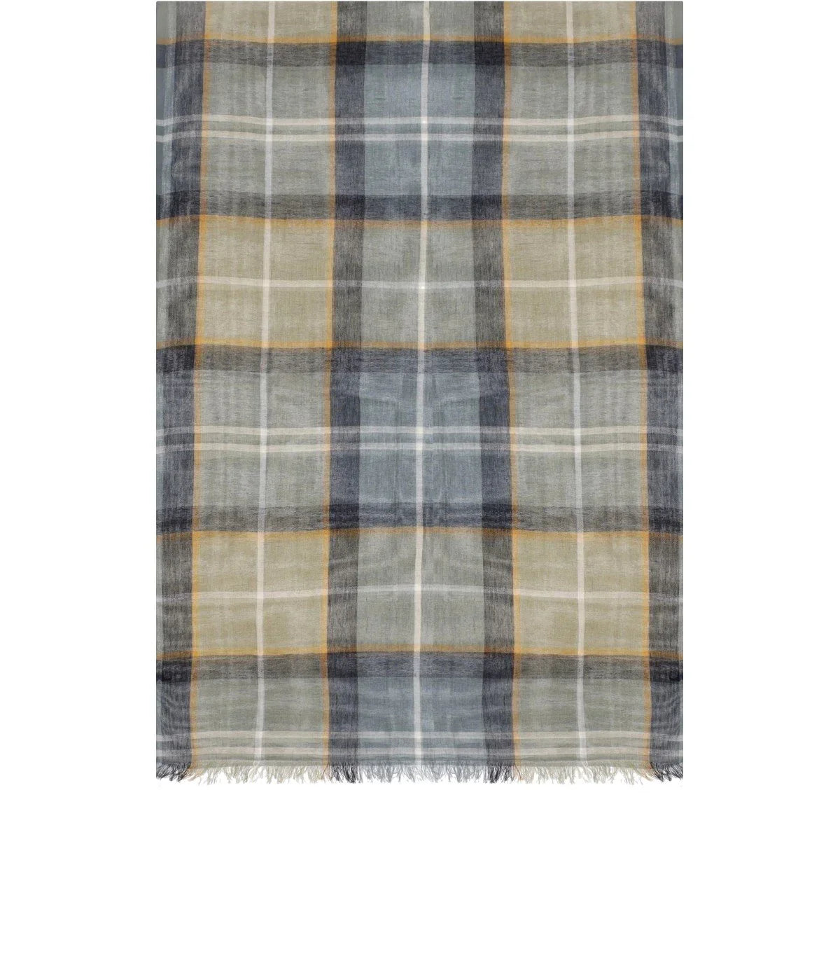 Barbour Welton Green Blue Scarf