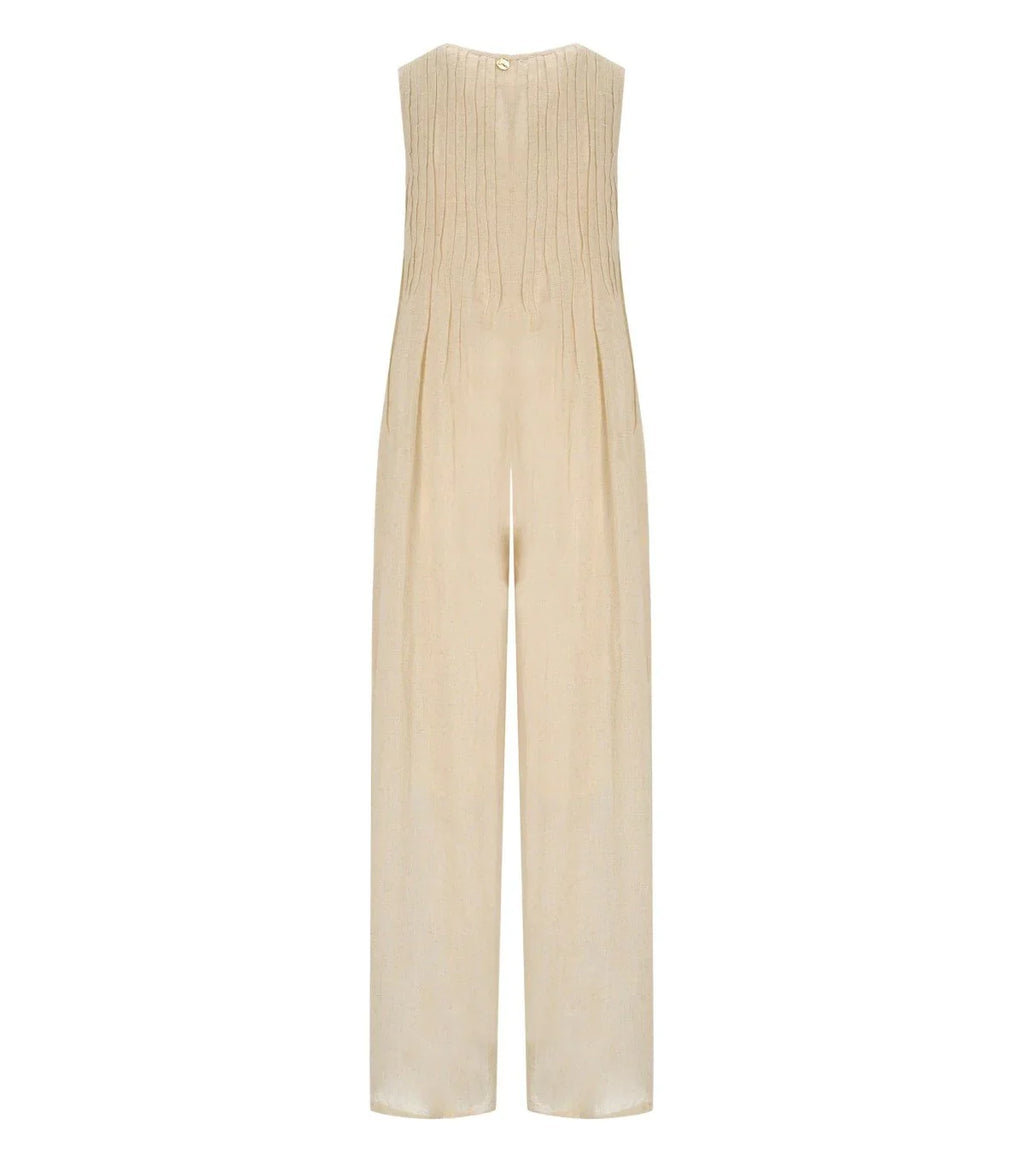 Pahiesa Formentera Ecru Jumpsuit