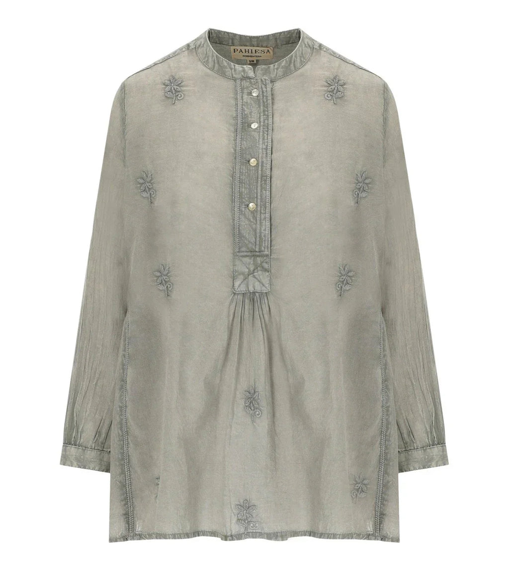 Pahiesa Formentera Grey Blouse