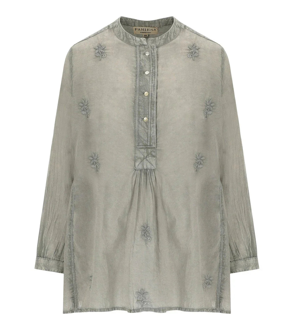 Pahiesa Formentera Grey Blouse