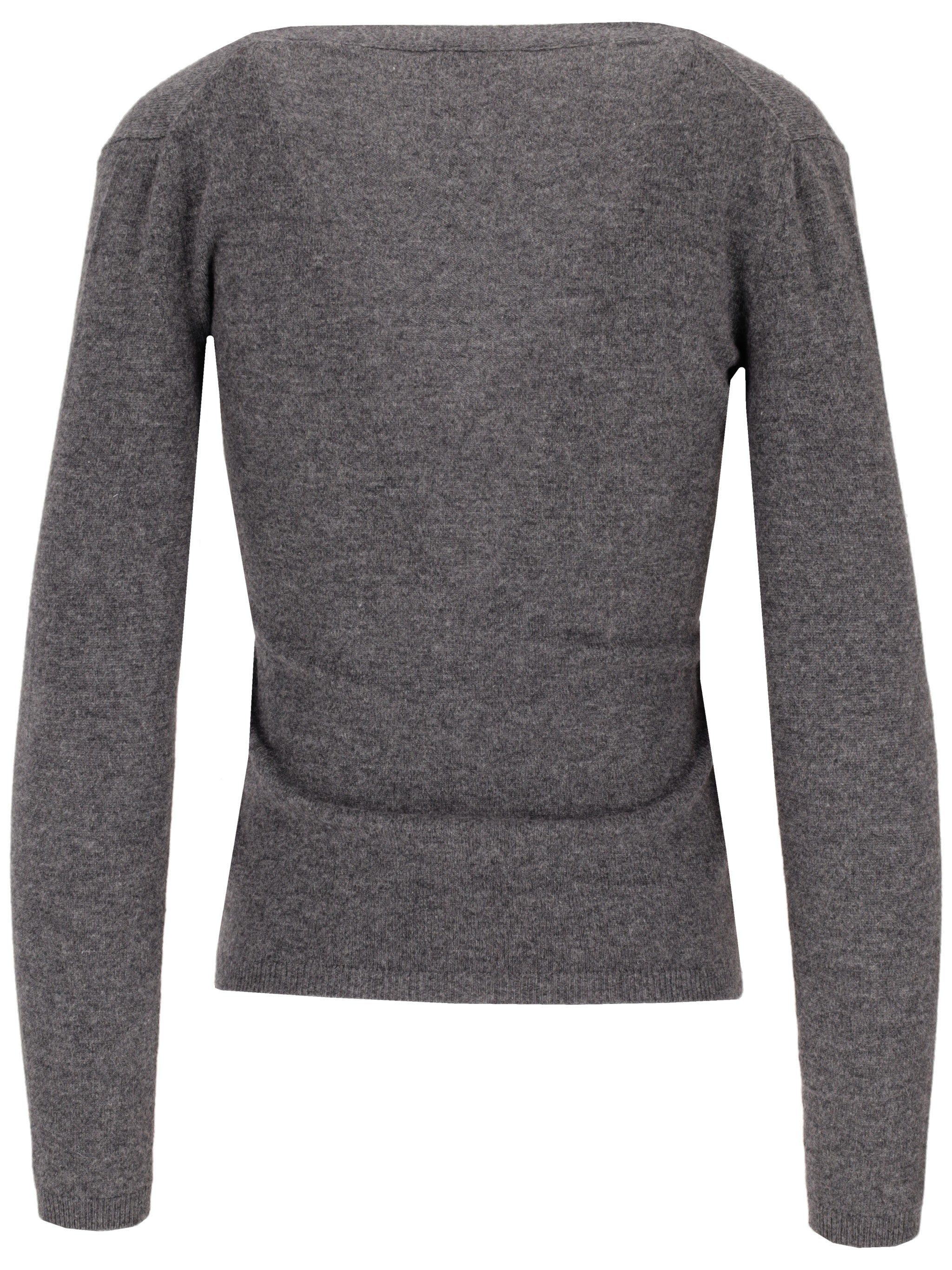 La Rose La Rose Cashmere Crop V Neck Cardigan