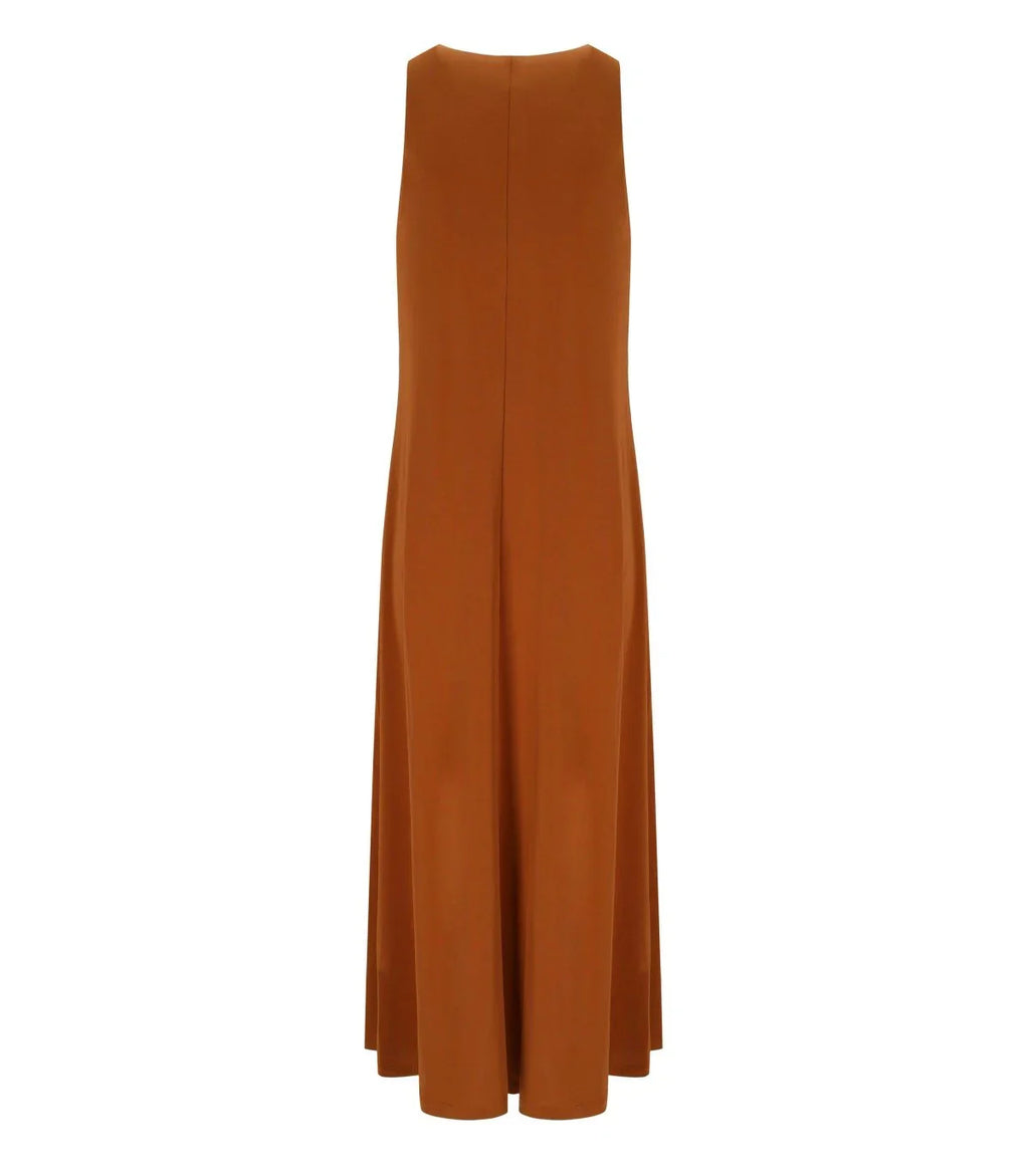 Mm Max Mara Bosso Rust Dress
