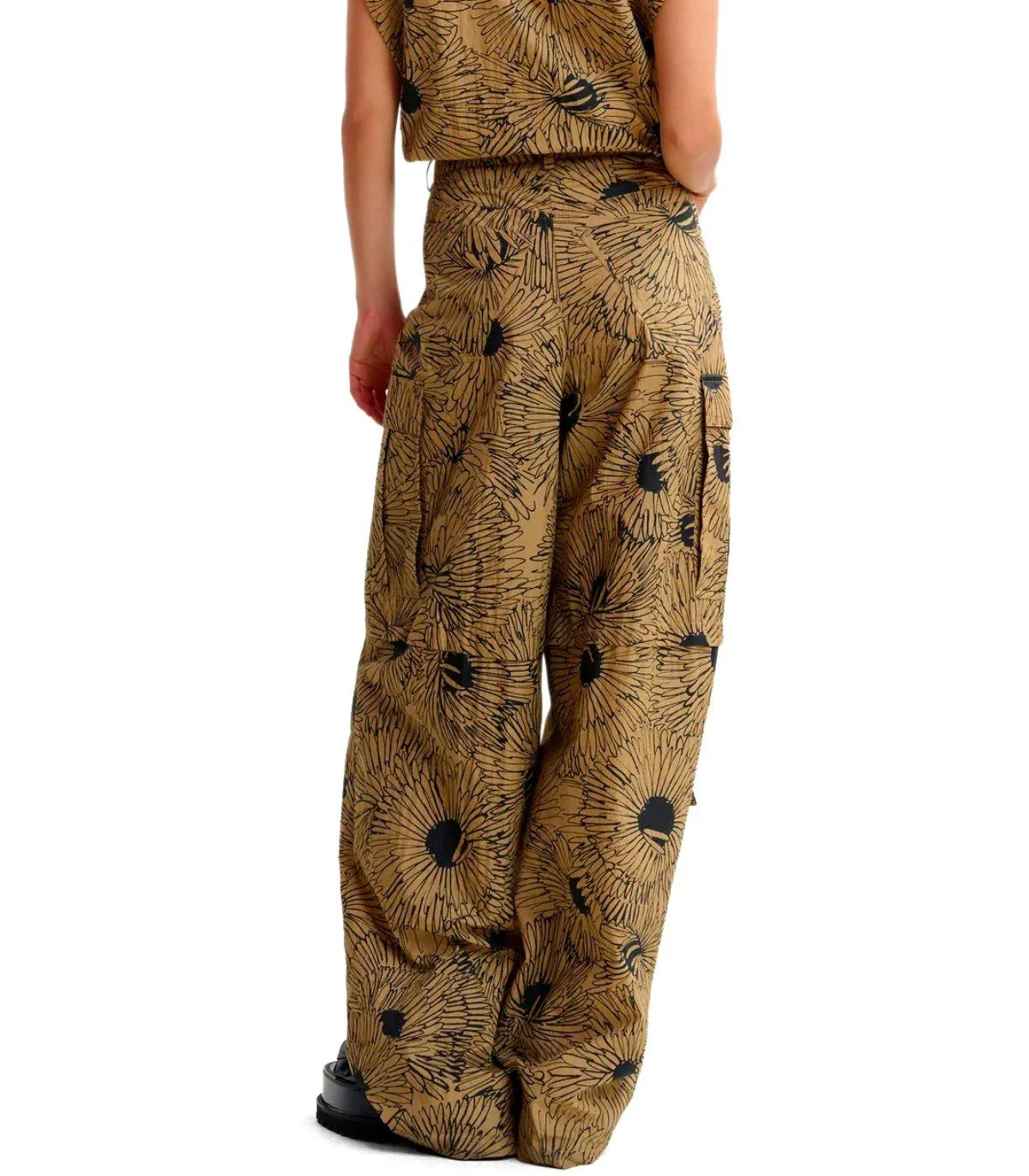 Essentiel Antwerp Josy Beige Cargo Pants