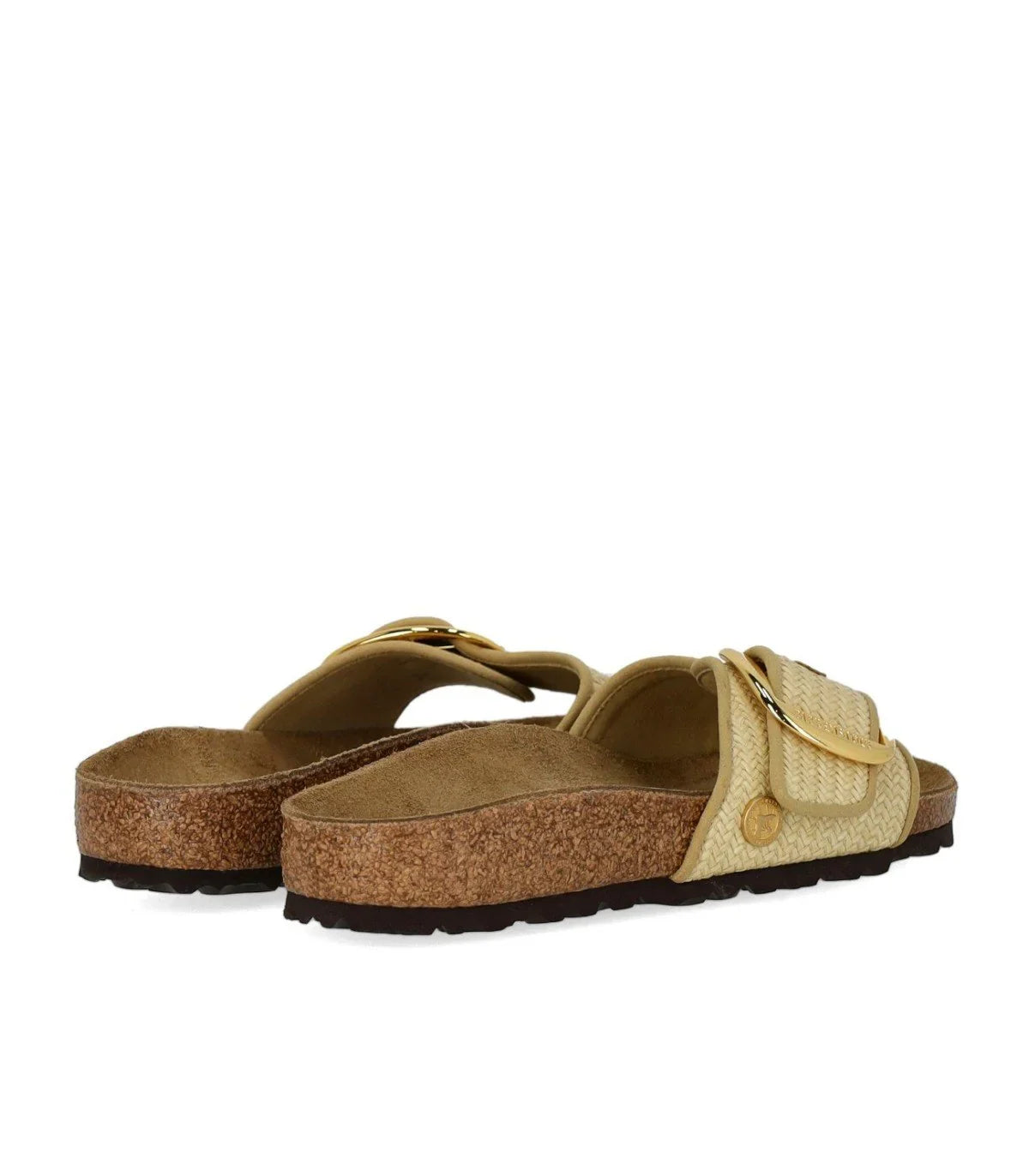 Birkenstock Madrid Raffia Big Buckle Natural Sandal