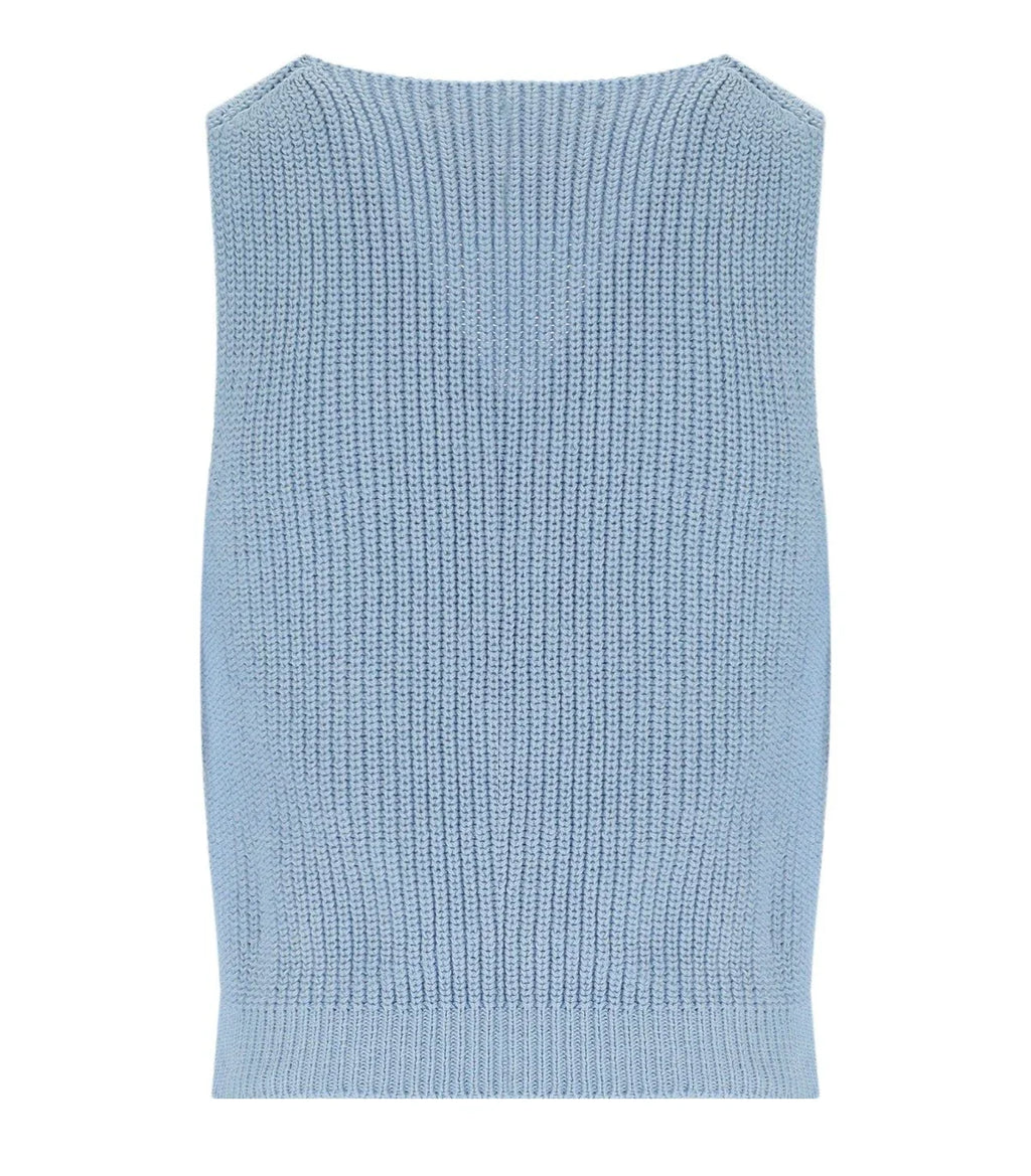 K.K. Light Blue Knitted Top