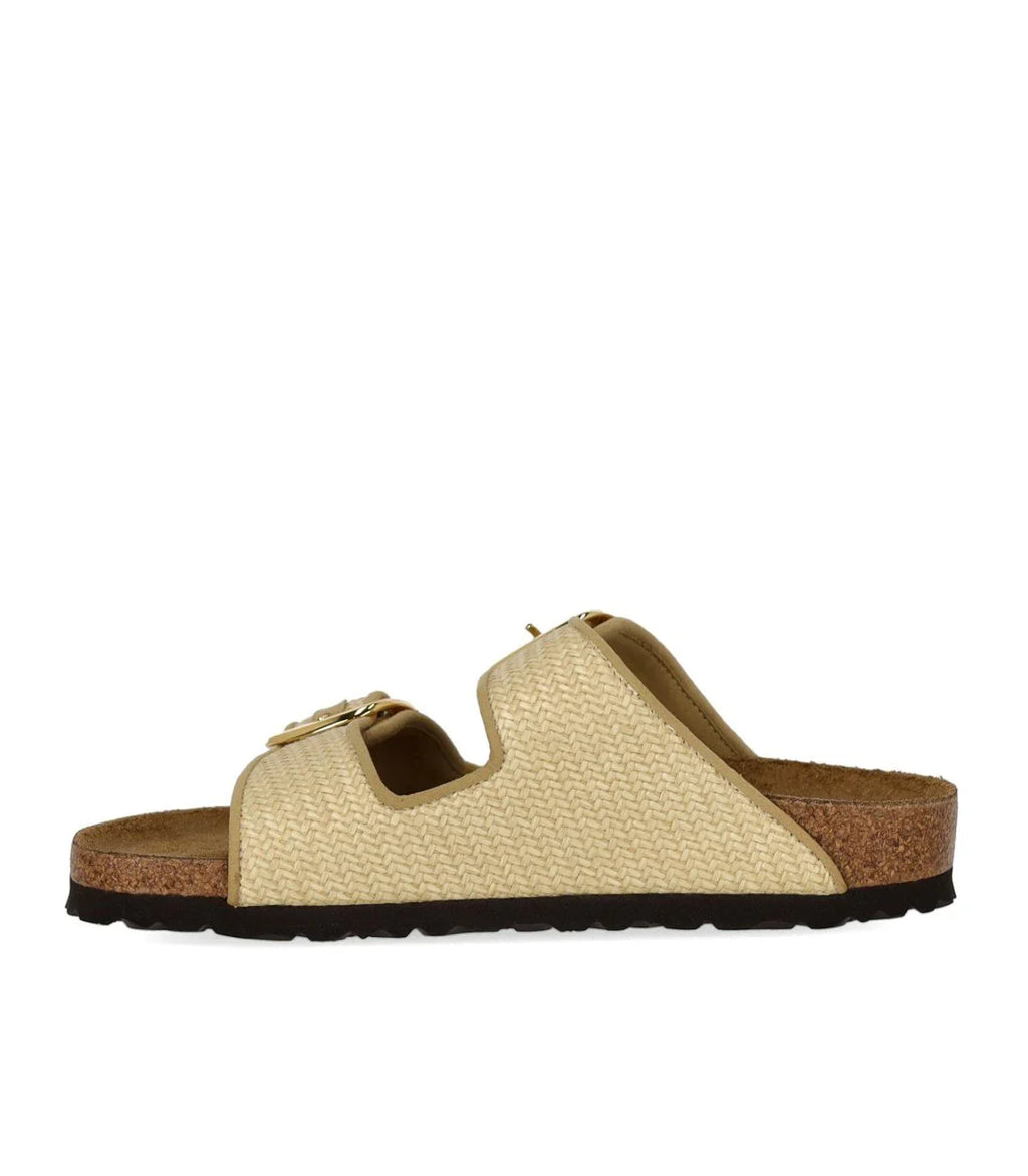Birkenstock Arizona Raffia Big Buckle Natural Sandal