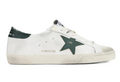 Golden Goose Super Star Nappa Upper Suede Toe And Tongue Leather Star Printed Leather Heel